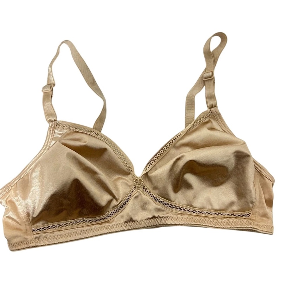 Playtex Tan Unpadded Bra Size 34B